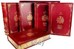 ROWLING- HARRY POTTER 7 book boxed, complete set, leather rebound