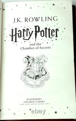 ROWLING- HARRY POTTER 7 book boxed, complete set, leather rebound, UK version