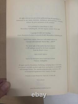 Rare HARRY POTTER THE ORDER OF THE PHOENIX FIRST EDITION UK 2003 HARDCOVER