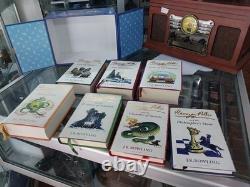 Rare Harry Potter Complete Box Set Blue Hardback Books 1-7