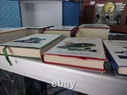 Rare Harry Potter Complete Box Set Blue Hardback Books 1-7