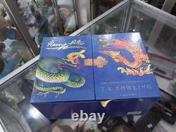 Rare Harry Potter Complete Box Set Blue Hardback Books 1-7