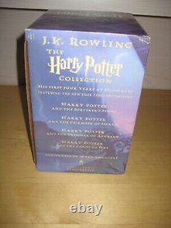 Scholastic 1st Print Harry Potter Complete Hardcover Boxed Book Set 1-4