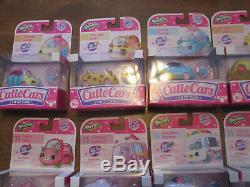 Shopkins Cutie Cars Die Cast Body Lot Set 32 Of 33 Cars 3 Pack Almost Complete