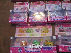 Shopkins Cutie Cars Die Cast Body Lot Set 32 Of 33 Cars 3 Pack Almost Complete