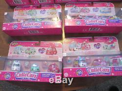 Shopkins Cutie Cars Die Cast Body Lot Set 32 Of 33 Cars 3 Pack Almost Complete