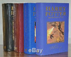 The Complete Near Fine Set Of 1st/1st Deluxe Printingsj. K. Rowlingharry Potter