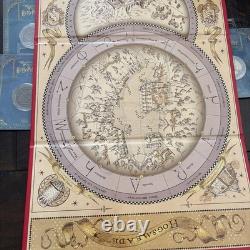 Universal Studios Harry Potter Hogsmeade Spell Marker Map + 11 Coins COMPLETE