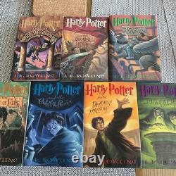 VG COMPLETE Set of 7 HC DJ All First Editions 1st Print Harry Potter J K Rowling