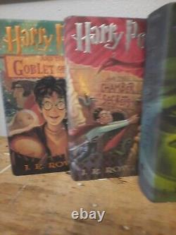 VG COMPLETE Set of All First Editions Harry Potter J K Rowling