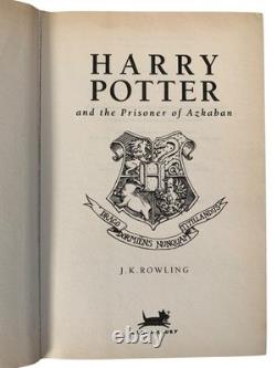 Vintage 1999 HARRY POTTER AND THE PRISONER OF AZKABAN 1st UK Edition HC