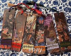 Vintage 2000 Complete Set Harry Potter The Sorcerer's Stone Bookmarks ALL 6! NEW