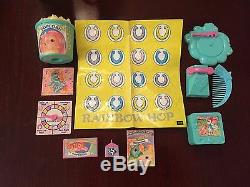Vintage G1 My Little Pony MLP Slumber Party Nearly COMPLETE Accessories Sleep