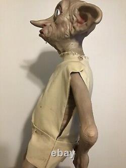 Vintage Harry Potter Dobby Life Size Store Dislpay 28 Rare! Complete With Stand