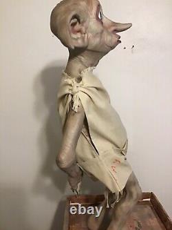 Vintage Harry Potter Dobby Life Size Store Dislpay 28 Rare! Complete With Stand