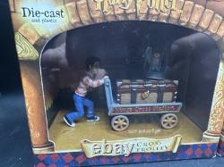 Vintage NEW Harry Potter Die-Cast Vehicles Complete Set Of 4 Motorcycle, Trolley