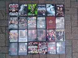WWE Wrestling DVD set of 24 Cena, Rock, K. Angle, Kane, HBK, Hogan, Under taker