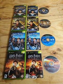 Xbox Complete Harry Potter CIB TESTED Chamber Of Secrets + Sorcerer's Stone +2