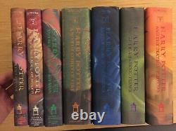 1ère Édition Complète Harry Potter Harback Set Withrare Chamber Of Secrets Edition