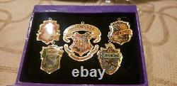 2001 Hallmark Keepsakes Christmas Harry Potter Pewter Ornament Ensemble Complet (12)