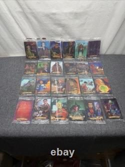 2001 Harry Potter Ensemble de cartes lenticulaires Grenouille en chocolat 1-24 ! Complet ! SCELLÉ