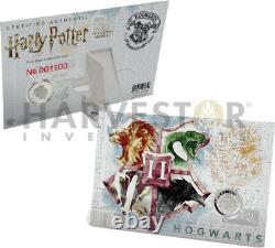 2020 Harry Potter Cimiers Collection Complète De 5 Pièces Ngc Pf70 Premières Versions
