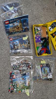 4 ensembles LEGO Harry Potter complets 75954 Hall 75953 Saule 75956 Quidditch 76383
