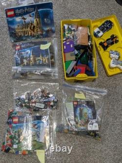 4 ensembles LEGO Harry Potter complets 75954 Hall 75953 Saule 75956 Quidditch 76383