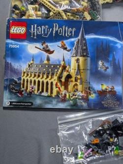 4 ensembles LEGO Harry Potter complets 75954 Hall 75953 Saule 75956 Quidditch 76383