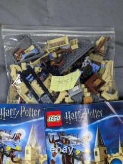 4 ensembles LEGO Harry Potter complets 75954 Hall 75953 Saule 75956 Quidditch 76383