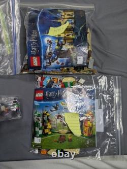 4 ensembles LEGO Harry Potter complets 75954 Hall 75953 Saule 75956 Quidditch 76383