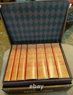 7 Harry Potter Hardcover Books Complete Series Collection Box Set Lot Cadeau