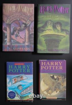 8 Livres Harry Potter Reliés Ensemble Complet 1-7 Mélange Lot Raincoast & Scholastic