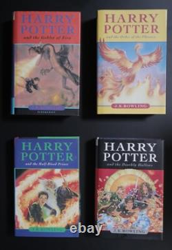 8 Livres Harry Potter Reliés Ensemble Complet 1-7 Mélange Lot Raincoast & Scholastic