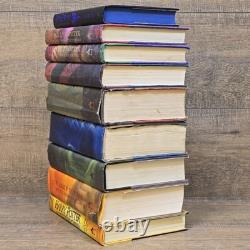9 LIVRES HARDCOVER HARRY POTTER lot 1-7 SÉRIE COMPLÈTE J. K. Rowling Enfant Maudit