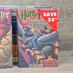 9 LIVRES HARDCOVER HARRY POTTER lot 1-7 SÉRIE COMPLÈTE J. K. Rowling Enfant Maudit