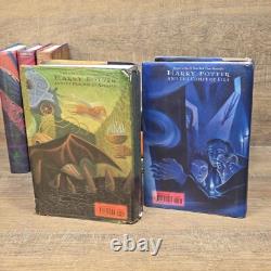 9 LIVRES HARDCOVER HARRY POTTER lot 1-7 SÉRIE COMPLÈTE J. K. Rowling Enfant Maudit