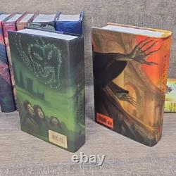 9 LIVRES HARDCOVER HARRY POTTER lot 1-7 SÉRIE COMPLÈTE J. K. Rowling Enfant Maudit