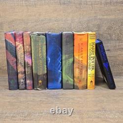 9 LIVRES HARDCOVER HARRY POTTER lot 1-7 SÉRIE COMPLÈTE J. K. Rowling Enfant Maudit