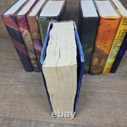 9 LIVRES HARDCOVER HARRY POTTER lot 1-7 SÉRIE COMPLÈTE J. K. Rowling Enfant Maudit