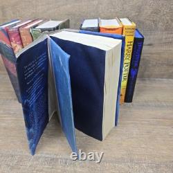 9 LIVRES HARDCOVER HARRY POTTER lot 1-7 SÉRIE COMPLÈTE J. K. Rowling Enfant Maudit