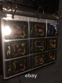 Cartes de film Harry Potter TCG années 1 à 8 ensembles complets et classeurs 1/1