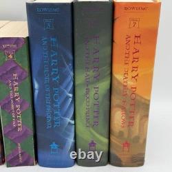 Coffret complet Harry Potter 1-7 Éditions originales véritables Scholastic PB HC Rowling