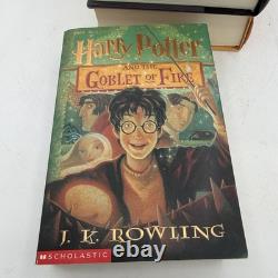 Coffret complet Harry Potter 1-7 Éditions originales véritables Scholastic PB HC Rowling