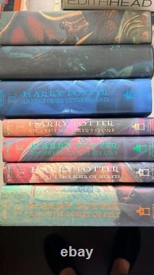 Coffret complet Harry Potter 1-7, relié, 3 premières éditions imprimées