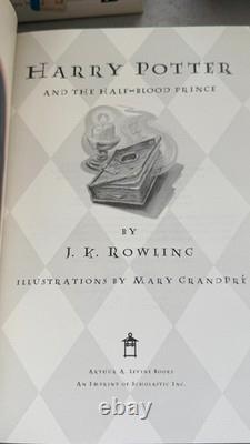 Coffret complet Harry Potter 1-7, relié, 3 premières éditions imprimées