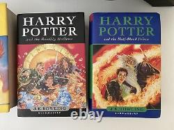 Coffret complet de livres Harry Potter, couvertures originales australiennes, reliure rigide 1-7.