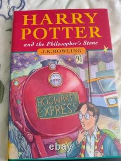Coffret complet de livres Harry Potter reliés 1-7