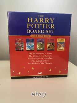 Coffret complet de livres Harry Potter x5