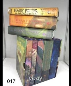 Coffret complet de livres en couverture rigide Harry Potter 1-7 Première édition J. K. Rowling